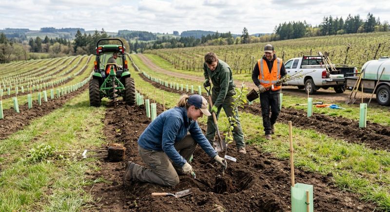 Apple Tree Planting in Honolulu, HI