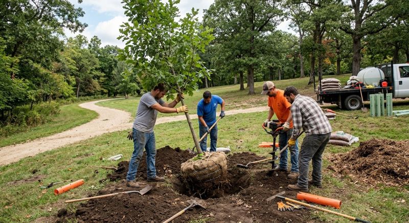 Apple Tree Planting in Ventura County, CA