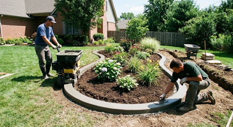 Flowerbed Curbing Installation in Citrus County, FL