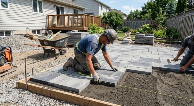 Paver Patio Installation in Fairfield County, CT