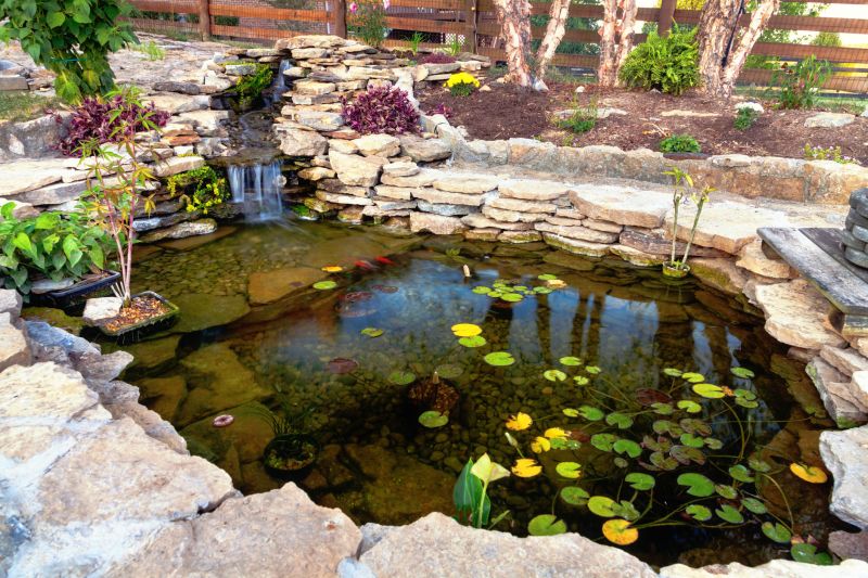 Pond Waterfall Construction in Honolulu, HI
